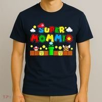 Funny Super Mommio Mothers Video Game Lovers T-Shirt thumb 3