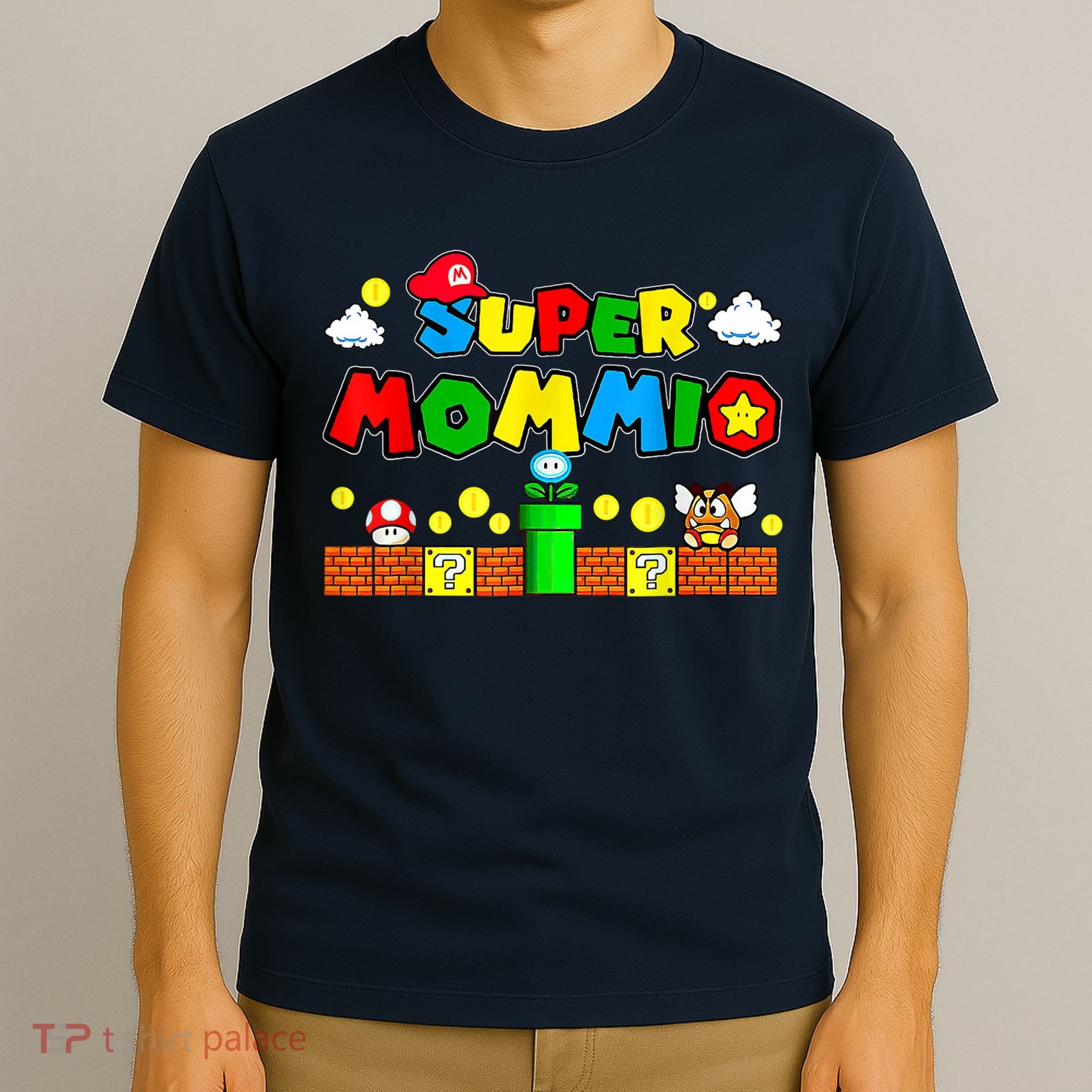 Funny Super Mommio Mothers Video Game Lovers T-Shirt
