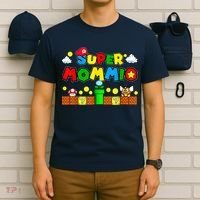 Funny Super Mommio Mothers Video Game Lovers T-Shirt thumb 6