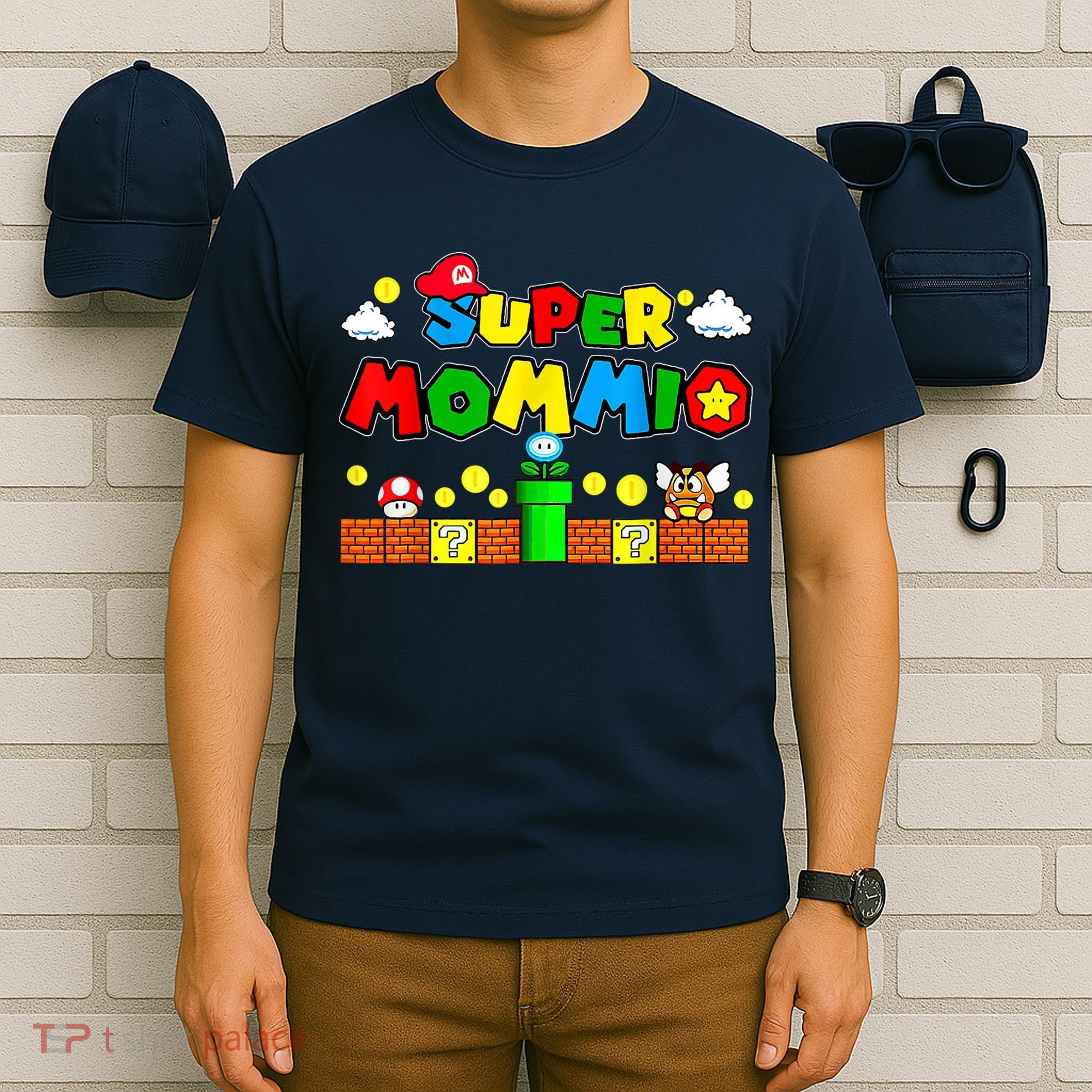 Funny Super Mommio Mothers Video Game Lovers T-Shirt