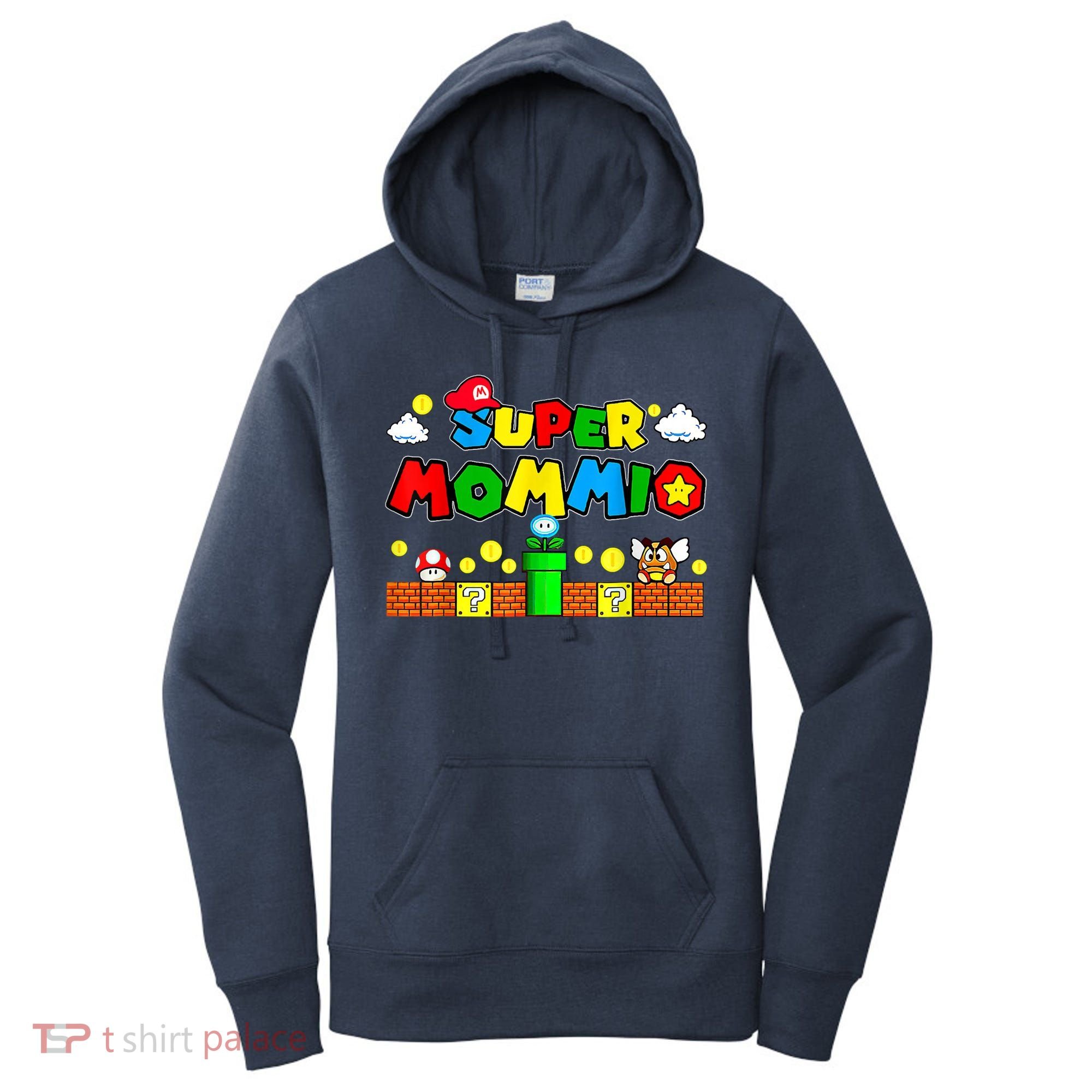 Funny Super Mommio Mothers Video Game Lovers Women's Hoodie