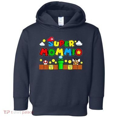 Funny Super Mommio Mothers Video Game Lovers Toddler Hoodie