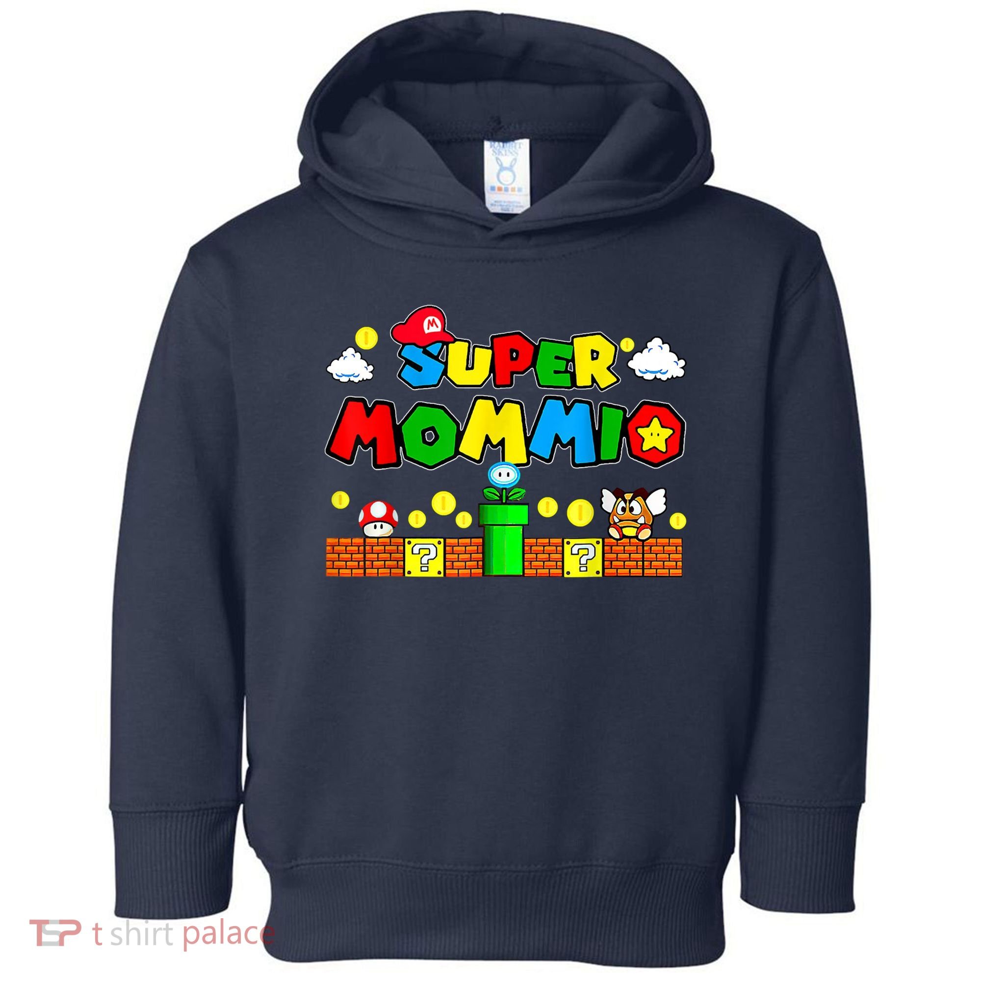 Funny Super Mommio Mothers Video Game Lovers Toddler Hoodie