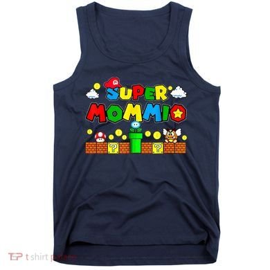 Funny Super Mommio Mothers Video Game Lovers Tank Top