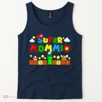 Funny Super Mommio Mothers Video Game Lovers Tank Top thumb 2