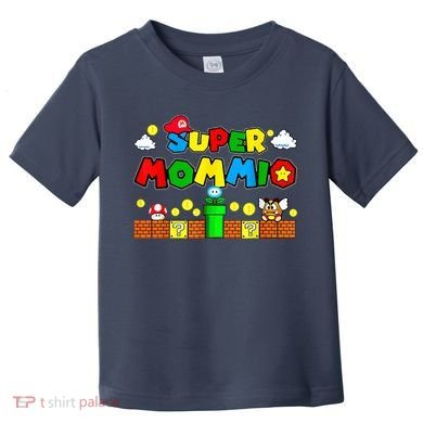 Funny Super Mommio Mothers Video Game Lovers Toddler T-Shirt