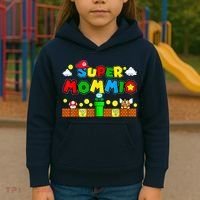 Funny Super Mommio Mothers Video Game Lovers Kids Hoodie thumb 3