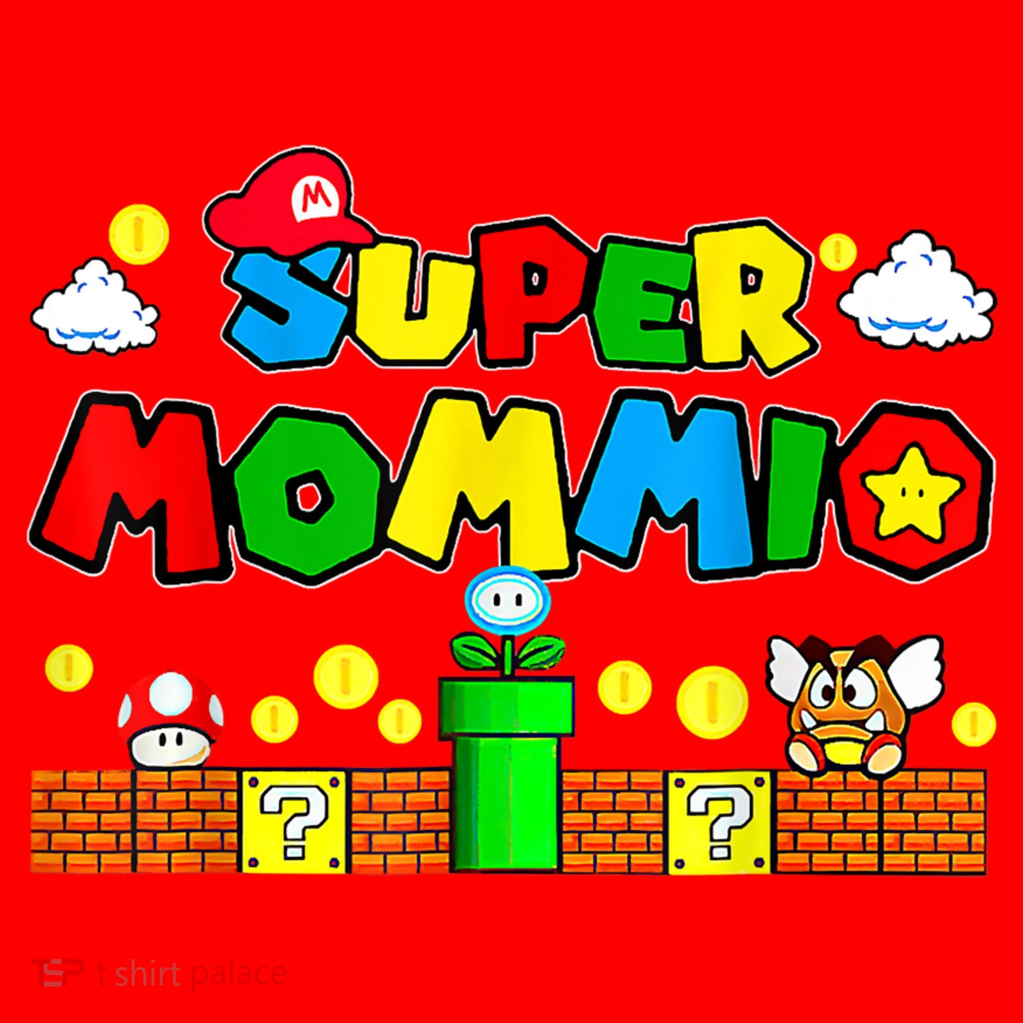 Funny Super Mommio Mothers Video Game Lovers Santa Hat