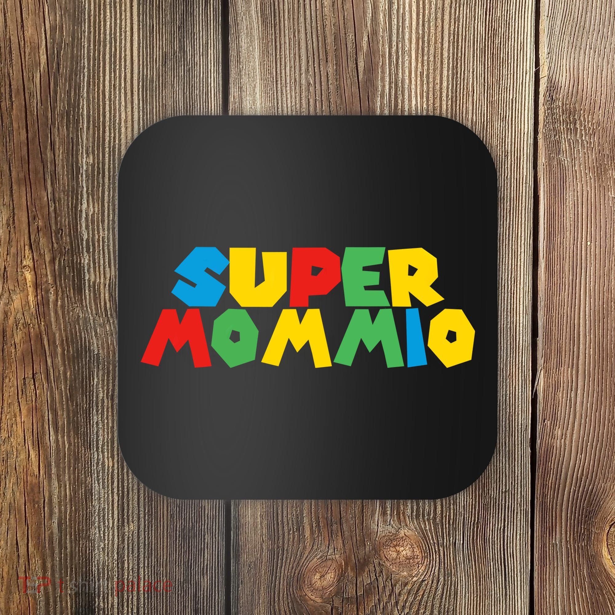 Funny Super Mommio Video Game Lover Mothers Day Coaster