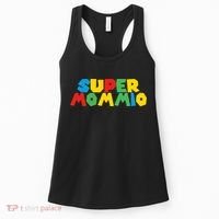 Funny Super Mommio Video Game Lover Mothers Day Women's Tank Top thumb 0