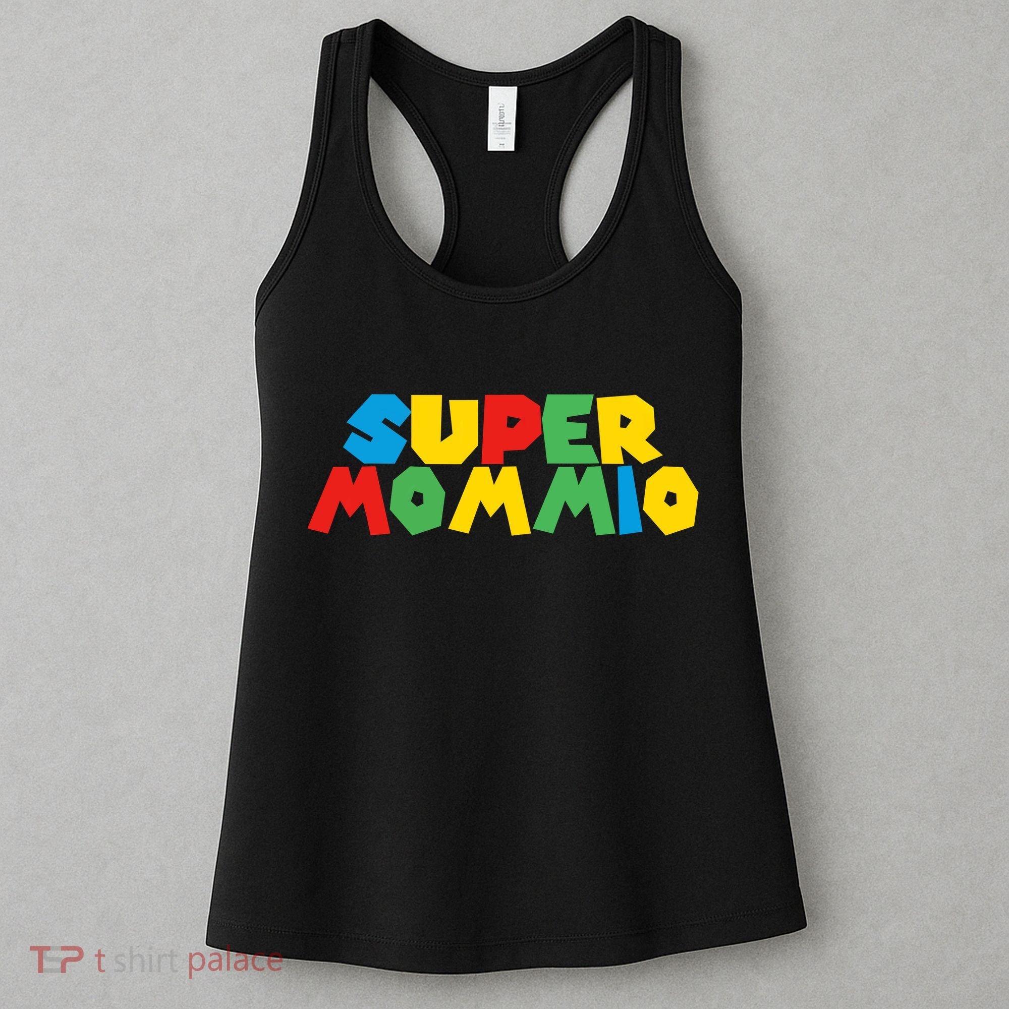 Funny Super Mommio Video Game Lover Mothers Day Women's Tank Top