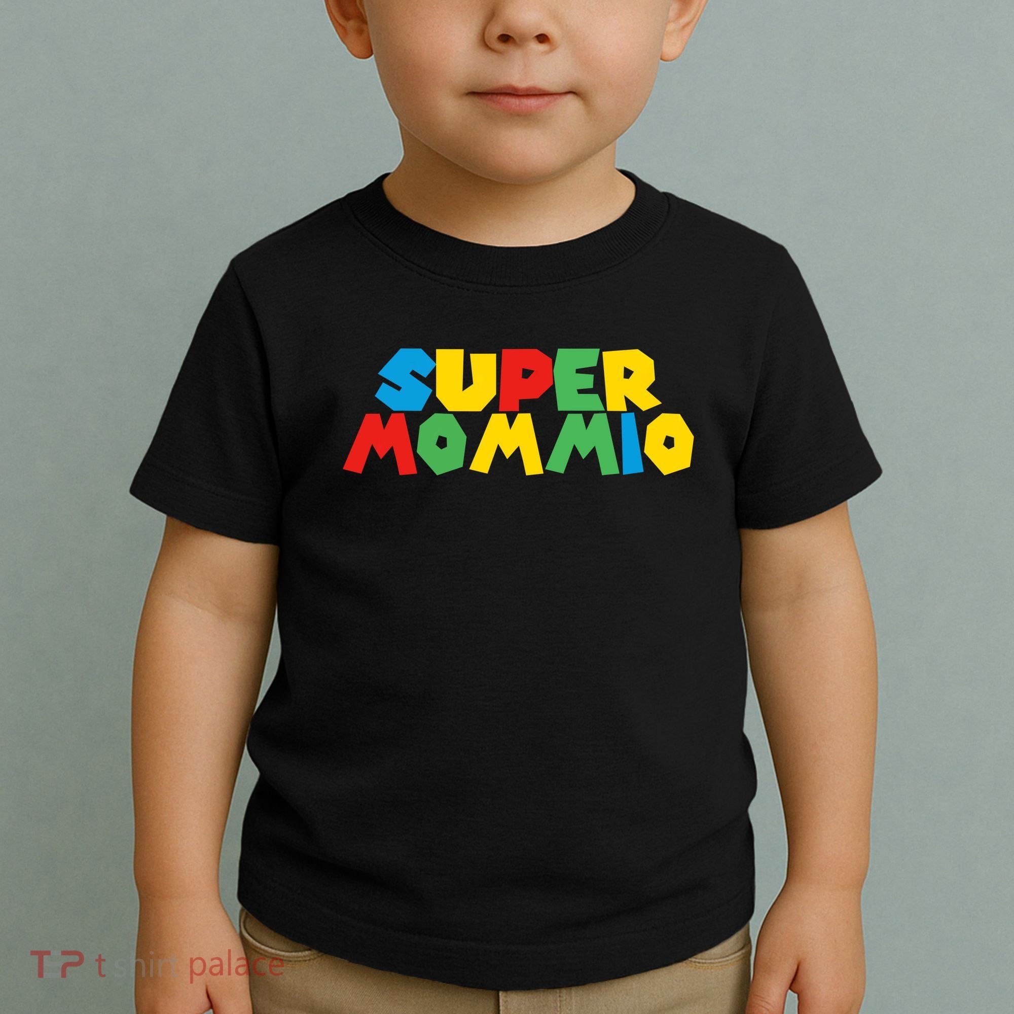 Funny Super Mommio Video Game Lover Mothers Day Toddler T-Shirt