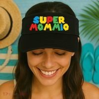 Funny Super Mommio Video Game Lover Mothers Day Visor thumb 2