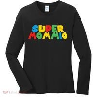 Funny Super Mommio Video Game Lover Mothers Day Women's Long Sleeve Shirt thumb 0
