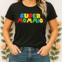 Funny Super Mommio Video Game Lover Mothers Day Women's T-Shirt thumb 2