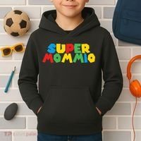 Funny Super Mommio Video Game Lover Mothers Day Kids Hoodie thumb 2