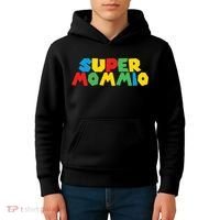 Funny Super Mommio Video Game Lover Mothers Day Kids Hoodie thumb 4