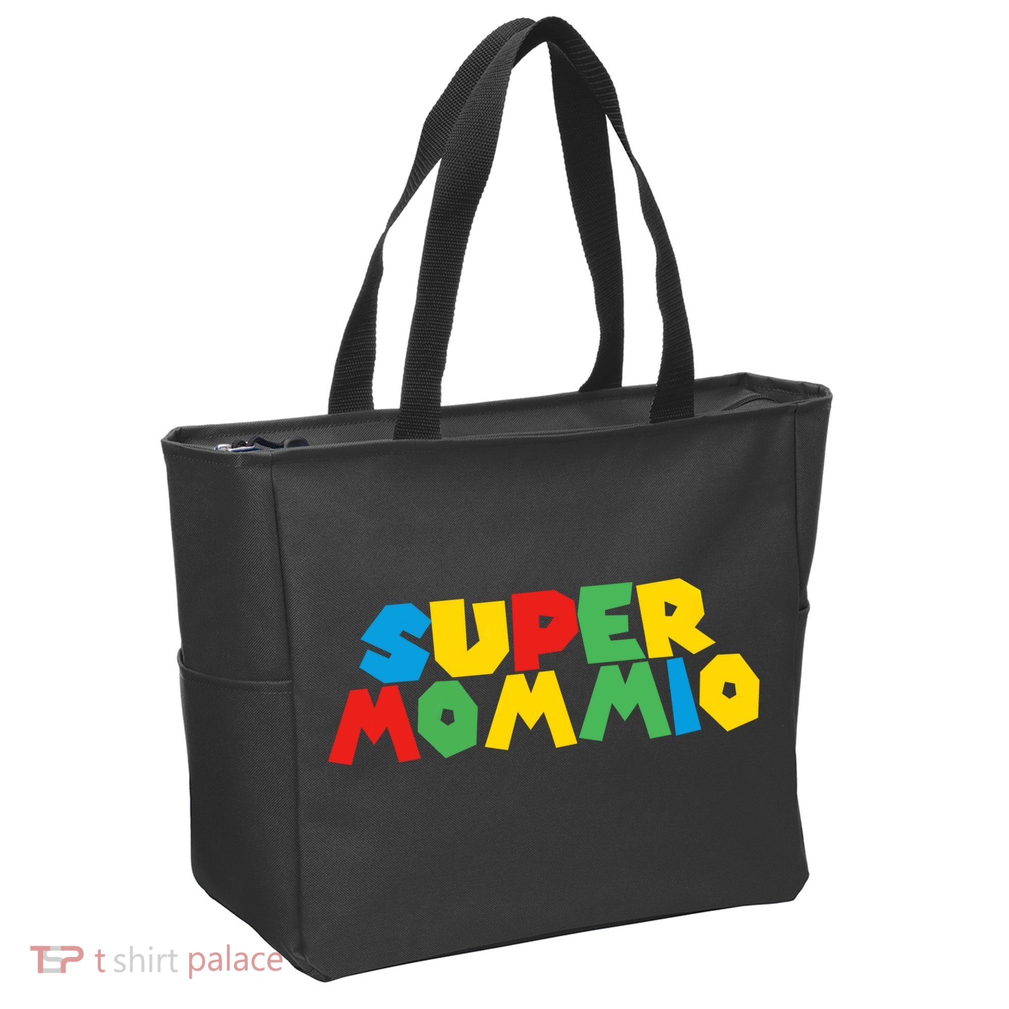 Funny Super Mommio Video Game Lover Mothers Day Tote Bag
