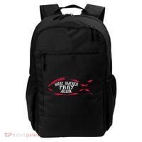Fish Symbol Meaningful Gift Christian Gift Make America Pray Again Gift Backpack thumb 0
