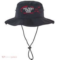 Fish Symbol Meaningful Gift Christian Gift Make America Pray Again Gift Bucket Hat thumb 0
