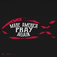 Fish Symbol Meaningful Gift Christian Gift Make America Pray Again Gift Ornament thumb 1