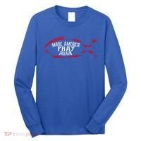 Fish Symbol Meaningful Gift Christian Gift Make America Pray Again Gift Long Sleeve Shirt thumb 0
