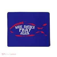 Fish Symbol Meaningful Gift Christian Gift Make America Pray Again Gift Mousepad thumb 0