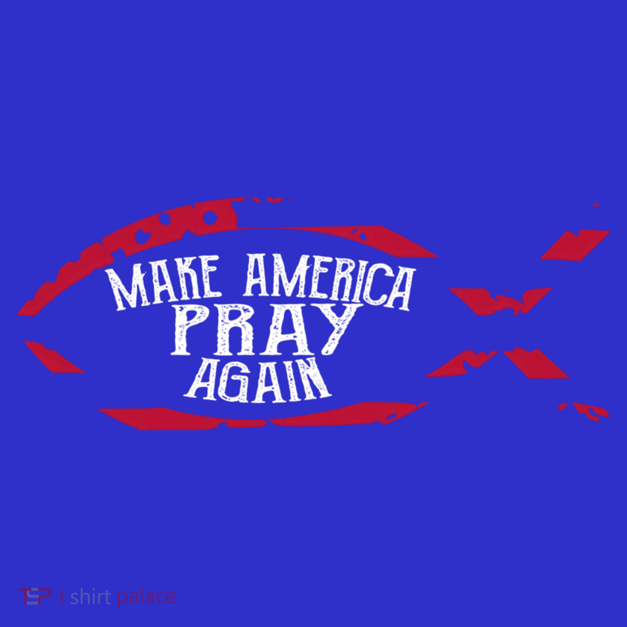 Fish Symbol Meaningful Gift Christian Gift Make America Pray Again Gift Mousepad
