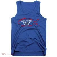 Fish Symbol Meaningful Gift Christian Gift Make America Pray Again Gift Tank Top thumb 0