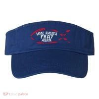 Fish Symbol Meaningful Gift Christian Gift Make America Pray Again Gift Visor thumb 0
