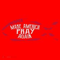 Fish Symbol Meaningful Gift Christian Gift Make America Pray Again Gift Santa Hat thumb 1
