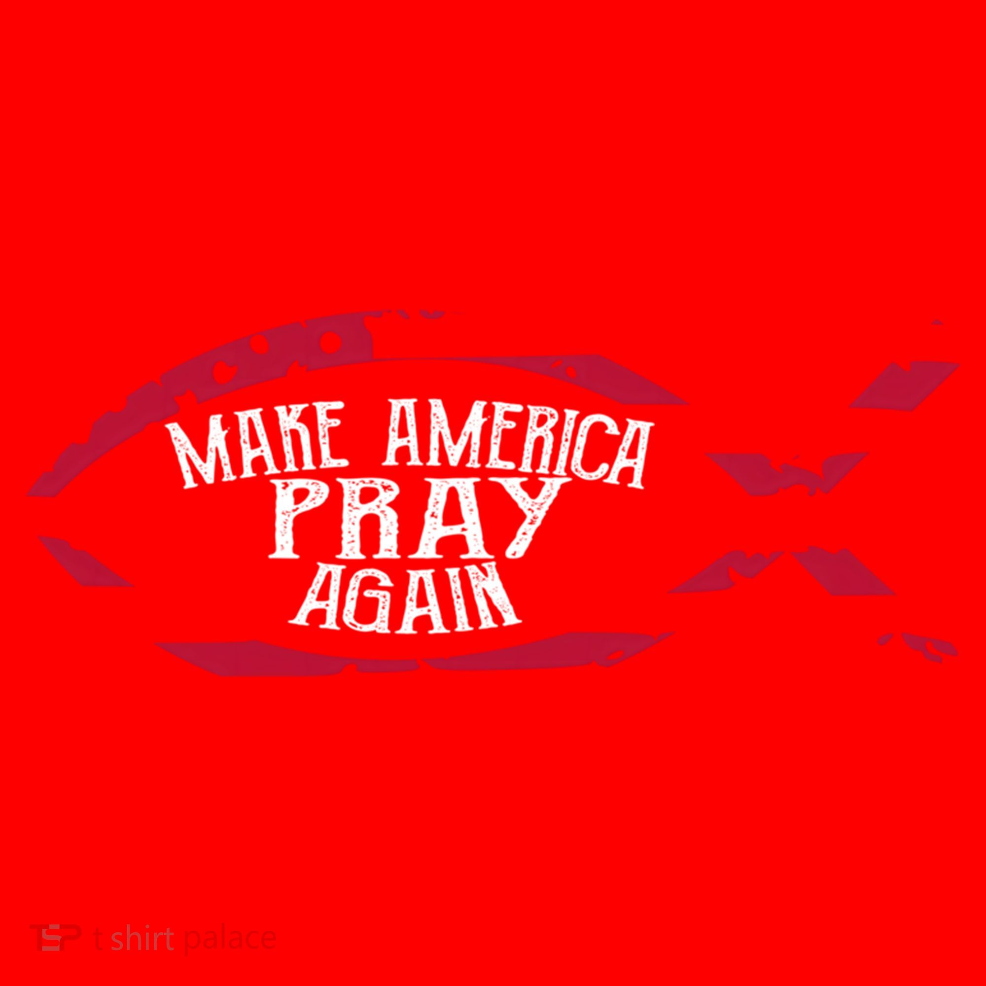 Fish Symbol Meaningful Gift Christian Gift Make America Pray Again Gift Santa Hat