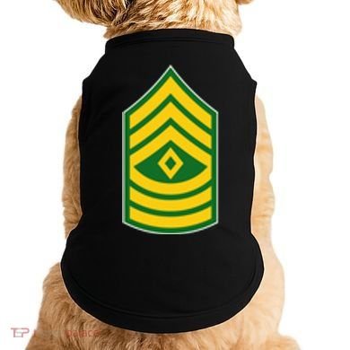 First Sergeant Military Badge Doggie Tank
