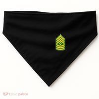 First Sergeant Military Badge USA-Made Doggie Bandana thumb 0