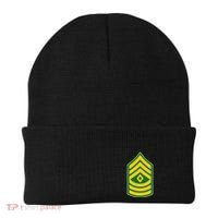 First Sergeant Military Badge Beanie thumb 0