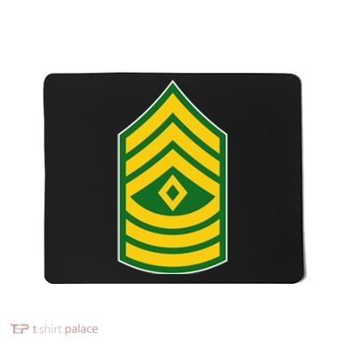First Sergeant Military Badge Mousepad