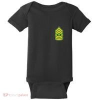 First Sergeant Military Badge Baby Bodysuit thumb 0