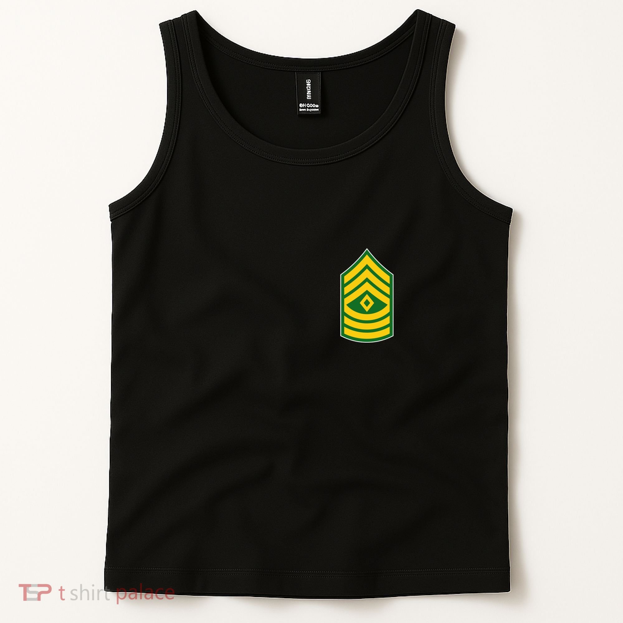 First Sergeant Military Badge Tank Top