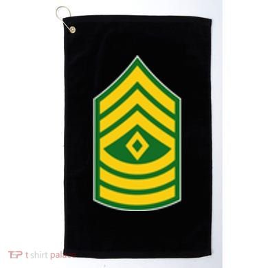 First Sergeant Military Badge Golf Towel
