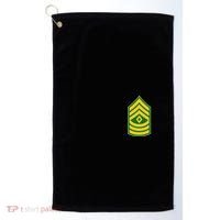 First Sergeant Military Badge Golf Towel thumb 0