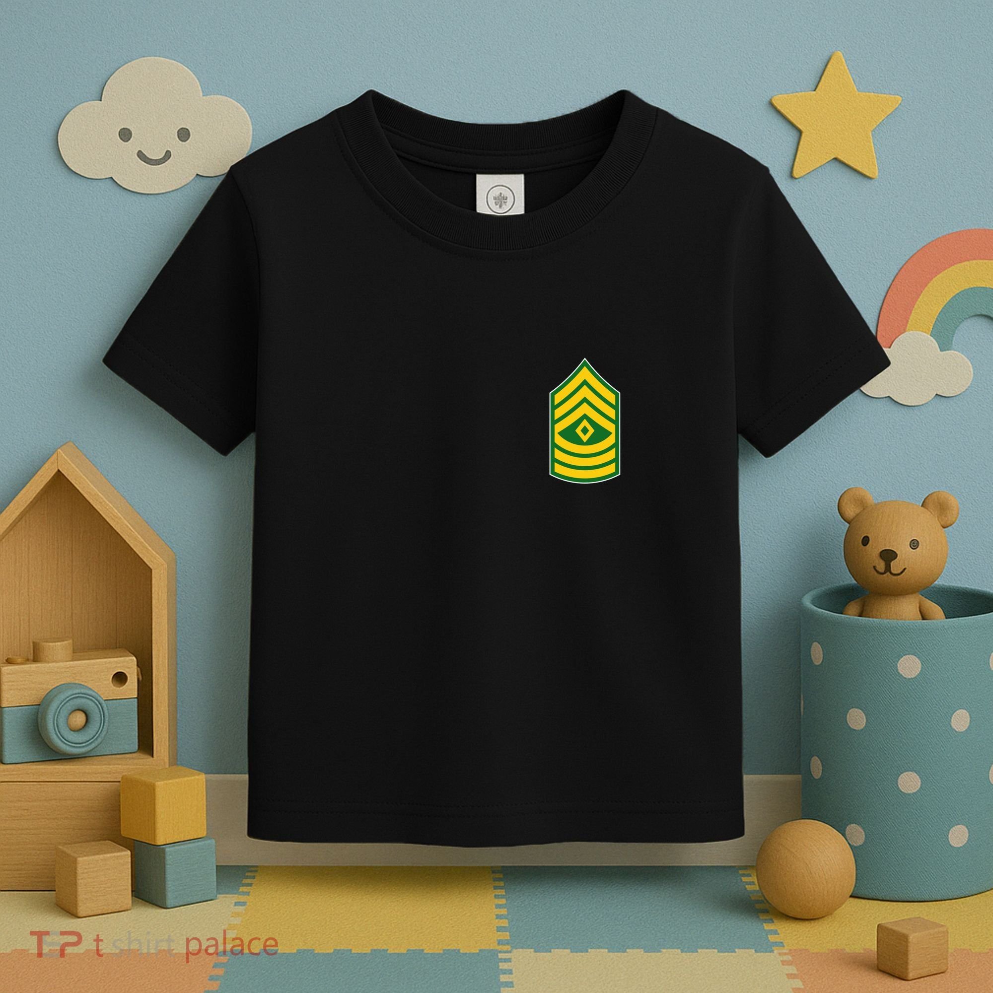 First Sergeant Military Badge Toddler T-Shirt