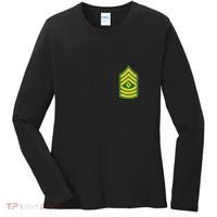 First Sergeant Military Badge Women's Long Sleeve Shirt thumb 0