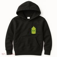 First Sergeant Military Badge Kids Hoodie thumb 0