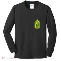 First Sergeant Military Badge Kids Long Sleeve Shirt thumb 0