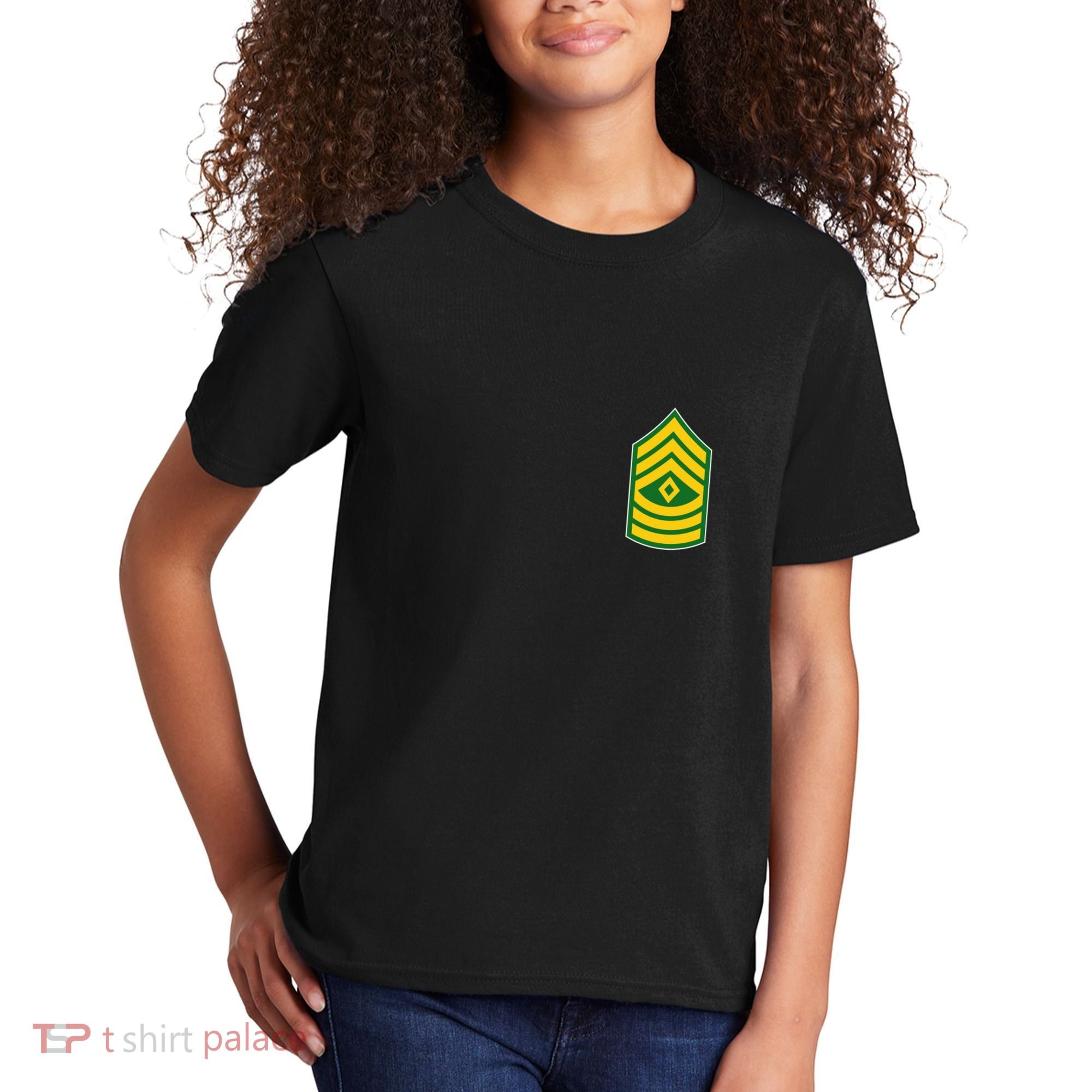 First Sergeant Military Badge Kids T-Shirt