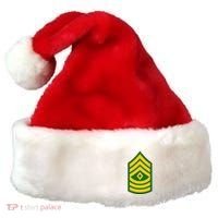 First Sergeant Military Badge Santa Hat thumb 0