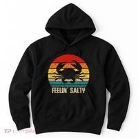 Feelin Salty Maryland Crab Sunset Graphic Hoodie thumb 0