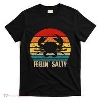Feelin Salty Maryland Crab Sunset Graphic T-Shirt thumb 0