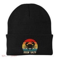 Feelin Salty Maryland Crab Sunset Graphic Beanie thumb 0