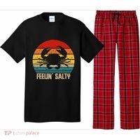 Feelin Salty Maryland Crab Sunset Graphic Pajama Set thumb 0